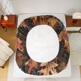 thumbnail image 5 of Feelyou Reindeer Elk Adult Full Size Sheets, Maple Leaves Plant Bed Sheets, 4-Piece, 5 of 7