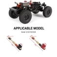 thumbnail image 2 of Amortiguador trasero delantero Vogacara Rojo para 1/10 1/24 LOSI Axial TRX4 SCX24, 2 of 6