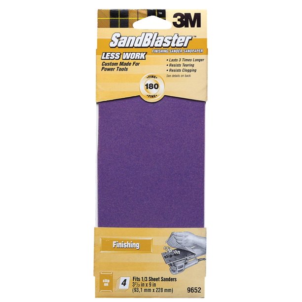 SANDPAPER 180 GRIT