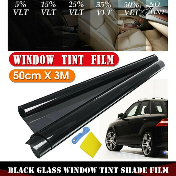 Black Window Tint Film 5 50 Transmittance Privacy Protection Solar Film Office Home Use Walmart Com Walmart Com