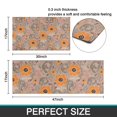 thumbnail image 7 of Pioneer Flower Floral Print Pattern Kitchen Rugs Sets Of 2,Anti Fatigue Kitchen Mat Rugs Non Slip Washable,Decorative Kitchen Floor Mats for Kitchen,Sink,Laundry,17"x30"+17"x47", 7 of 7