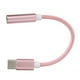 thumbnail image 4 of Adaptador de audio auxiliar tipo C a 3,5 mm Adaptador de auriculares de audio trenzado para Letv / XiaomiPink, 4 of 8