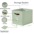 thumbnail image 3 of Storage Basket xx Baskets Storage Organization Bins with Labels (Kallax/ ), 3 of 9