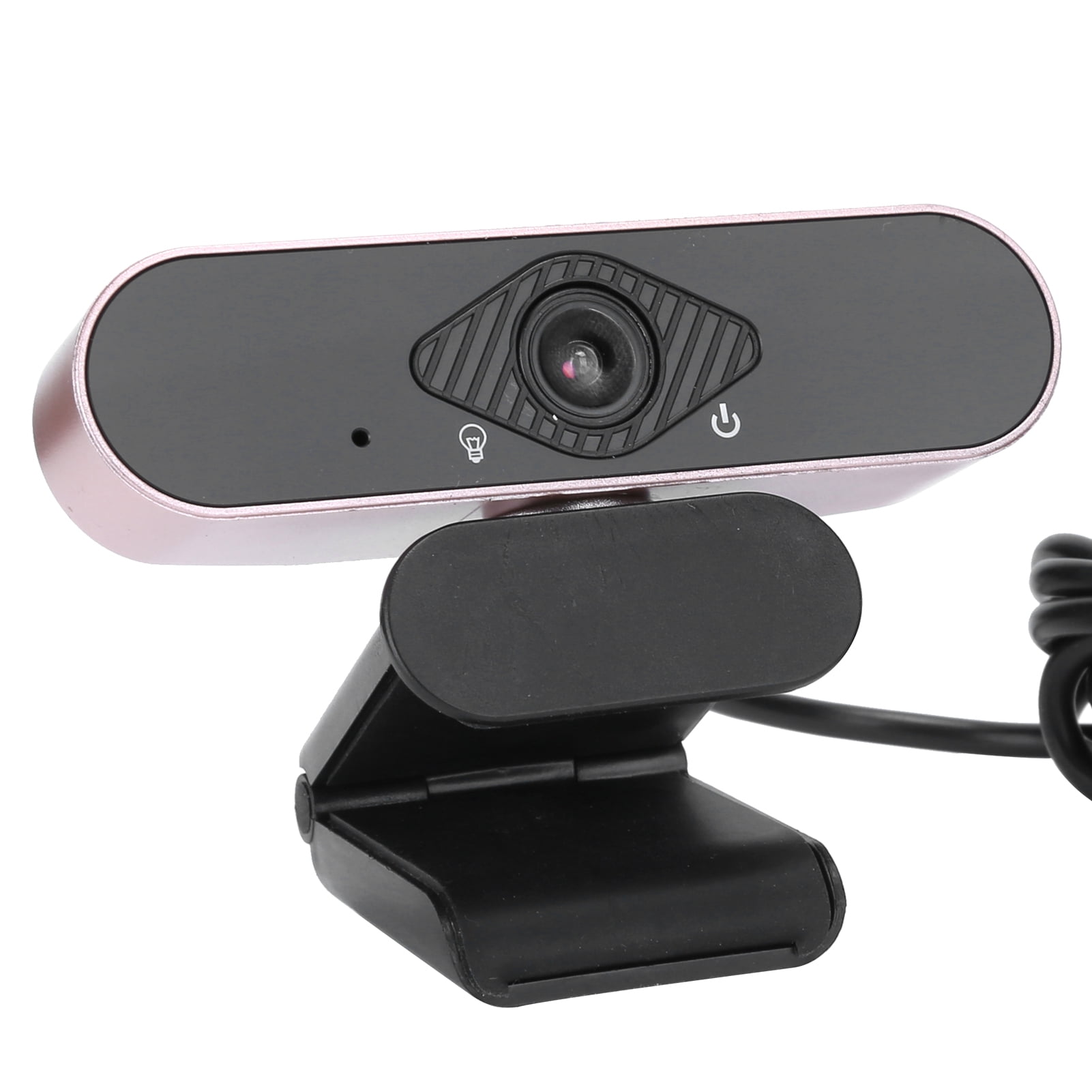 Webcam High Definition 1080P USB Camera for Teaching Conference Live StreamingRose Gold