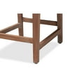 thumbnail image 6 of Baxton Studio Heyna Mid-Century Transitional Grey Woven Rope Mahogany Counter Stool, 6 of 7