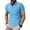 Light Blue-A#20223, variant on Hearthz Quarter Zip Polo Shirt for Men Casual Classic Lightweight Mens Short Sleeve Shirt Summer Vacation Beach Collared Golf Shirts