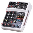 thumbnail image 4 of Máquina de sonido Mezclador de sonido de audio BT de 4 canales portátil Consola de DJ de mezcla multifuncional Mezclador de efectos USB 16 DSP BOMGE Máquina de sonido, 4 of 6