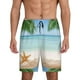 thumbnail image 1 of Fotbe Starfish in Beach Pantalones Cortos de Pijama para Hombre, Ropa de Dormir, Pantalones de Pijama Cortos para Hombre-Small, 1 of 6