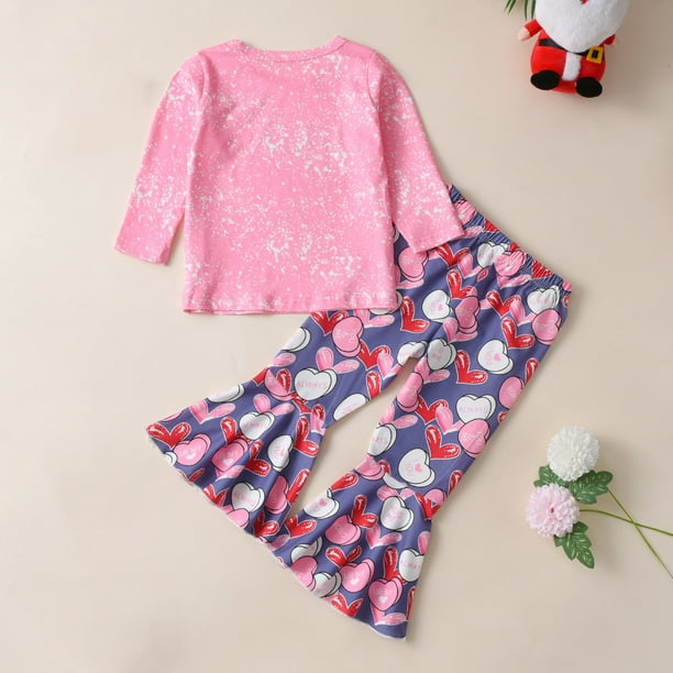 3Pc Toddler Newborn Infant Baby Girls Clothes Hello World Clothes