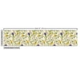 thumbnail image 3 of Ambesonne Nature Themed Fabric by the Yard Upholstery, Spring Butterfly Bees, 5 Yards, Cream Mustard Blue Violet, 3 of 5