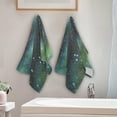 thumbnail image 4 of SKYSONIC Galaxy Soft Hand Towels 2-Piece,14.4" x 28.3" Absorbent Bath Towel Decorative Fingertip Towels for Bathroom Gym Spa Hotel Beach Swimming Pool, 4 of 7