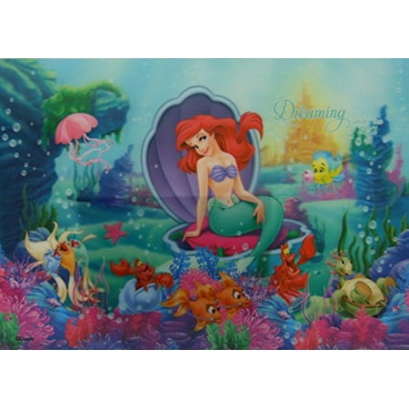 Disney Princess Little Mermaid- 10x14 3D Lenticular Poster Print - ready to Frame or Hang, Disney Little Mermaid Measuring 10x14, it's a high quality.., By (Best Way To Hang Framed Posters)