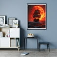 thumbnail image 7 of Diamond Art Kits for Adults - 5d Pirate Ship Red Moon Ocean Adventure Diamond Painting for Adults, Diamond Art for Adults Beginners, Diamond Painting Kits for Adults for Home Wall Decor, 7 of 7