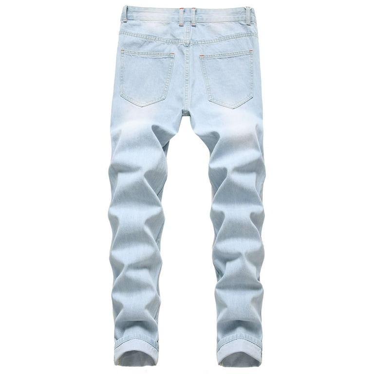 Fitted hotsell ripped jeans