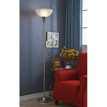 Saratoga Single Light - Kenroy Home 20969 Baubles Single Light Torchiere Floor Lamp