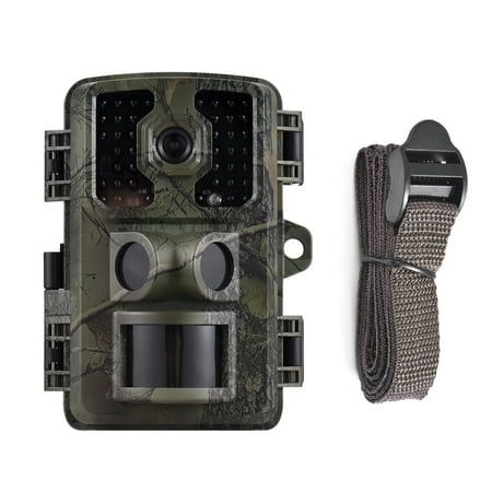 Aibecy 4K Trail Camera 16MP Wildlife Camera Tracking Camera with 2.0 Inch TFT Color Screen PIR Sensors 0.5s Trigger Time Supports Infrared Night Vision Motion Activated IP66 Waterproof