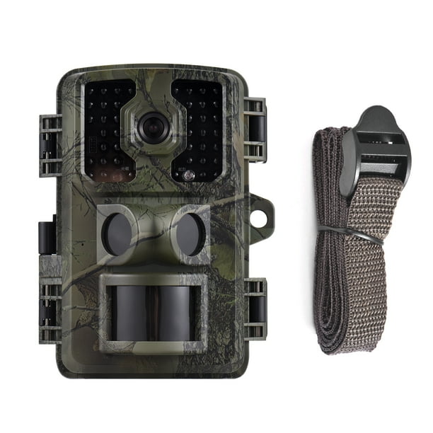 VideoCámara de rastreo 4K Cámara de exploración de vida silvestre de 16MP Cámara de seguimiento con pantalla a color TFT de 2.0 pulgadas Sensores PIR Tiempo de activación de 0.5s Admite visión nocturn Abanopi Videocámara