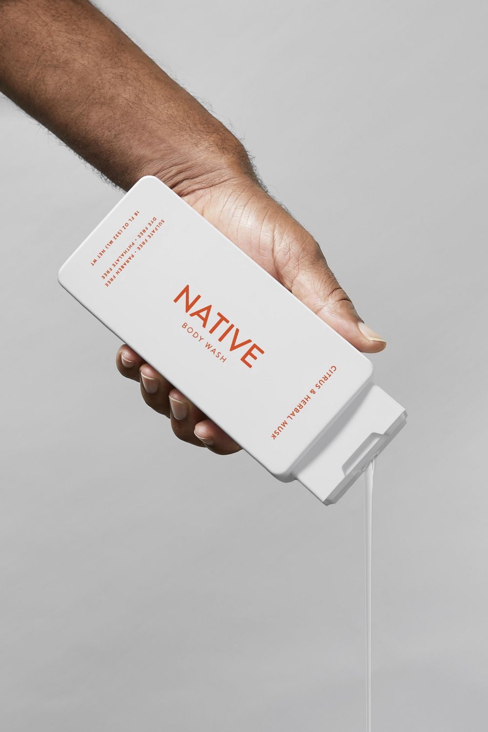 Native Natural Body Wash, Citrus & Herbal Musk, Sulfate Free, Paraben Free, 532 mL