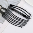thumbnail image 3 of 50 Black Hair Clips Jumbo Bobby Pins - Long Non Slip Snap Hair Clips for Women Fine Hair, 3 of 5