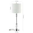 thumbnail image 4 of SAFAVIEH Erica USB Port Table Lamp with 100% White Cotton Shade, Set of 2, 4 of 18