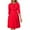Red, variant on SCSAlgin Women's Elegant Pencil Dress Office Church Modest Business Wear to Work Crewneck 3/4 Sleeve Knee Length Dress
