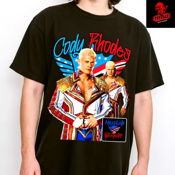 WWE Wrestling SUPERSTARS CODY RHODES Heavy Cotton Quality Print T-Shirt Size S-3XL