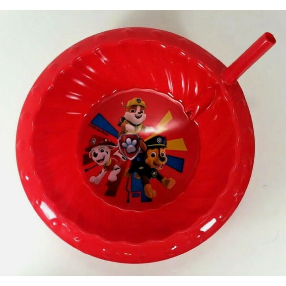 ZAK Dishwasher Safe Children's Sipper Cereal Bowl with Straw, Green, 14.5 oz