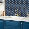 thumbnail image 5 of Peel and Stick Backsplash Fish Scale Tile, Renter Friendly Backsplash Stick on Wall Tiles for Kitchen Bathroom (Blue), 5 of 6
