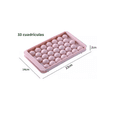 thumbnail image 2 of 4pzs Charola De Plastico 3d Redondo Esfera Moldes Para Hielo Xtellar multicolor, 2 of 4