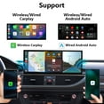 thumbnail image 4 of RoadTop 12.3" Ultra-Thin TouchScreen CarPlay Stereo Radio For Audi A6 A7 2011-2018 RMC System Car In-Dash Navigation GPS Units Mirrorlink Android Auto, 4 of 4