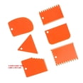 thumbnail image 2 of QJUHUNG 6pcs Plastic Clay Scraper Handle Carved Soft Clay Sculpture Tool, 2 of 7