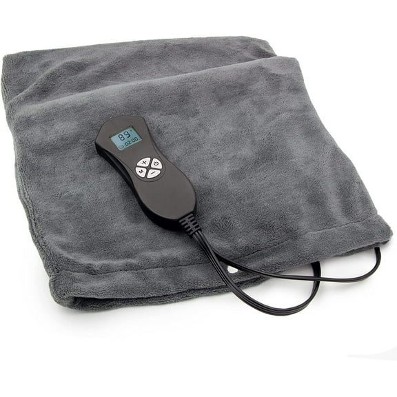 DMI Digital Ultra Soft Heating Pad with Fully Customizable Heat Setting and Moist Heat Insert, Programmable Timer, FSA & HSA Eligible