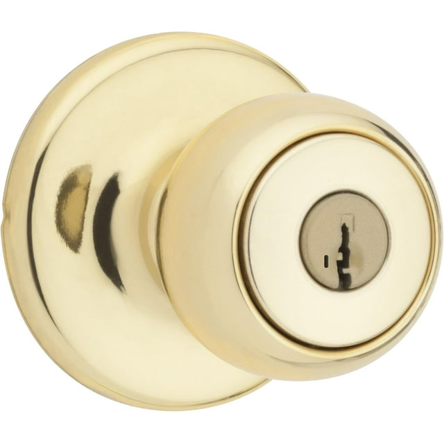 Fairfax Satin Nickel Front Door Knob with Deadbolt Reversible Exterior/Interior Entry Door Knob with Key and Deadbolt Lock Front Door Knobs with Lock/Front Door Lock Traditional Home D