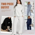 thumbnail image 5 of SHEWIN Women's 2 Piece Tracksuit Sets Long Sleeve Sweatsuit Fall Outfits for Women 2025 Clothing, 5 of 10