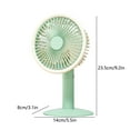 thumbnail image 3 of Portable Automatic Wireless USB Fan, 5 Speed Super Strong Wind, Mute Fan for Home Office Bedroom Kitchen, Foldable, Rechargeable Battery, Adjustable Angle, Quiet Operation, Outdoor Camping, 3 of 6