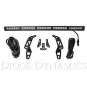 Diode Dynamics 18-21 Jeep JL Wrangler/Gladiator SS30 Bumper Bracket Kit - White Driving (Single)