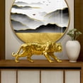 thumbnail image 4 of Rongfmy American Tiger Statue Artwork Collection Craft Decorative Animal Sculpture, 4 of 9