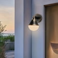 thumbnail image 5 of Modern Bronze Vanity Light, Wall-Mounted Sconce with Semi Globe Glass Shade, Hand-polished Wall light, Single indoor Sconce Beside Mirror, for Bathroom, Bedroom, Living Room, Entryway, Hallway, 5 of 10