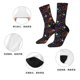 thumbnail image 5 of Balery Rainbow Jellyfishes Calcetas Largas con Estampado para Hombre y Mujer – Suaves y Transpirables, Talla Única (US 5-11), 5 of 6