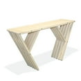 thumbnail image 2 of GloDea Console Table X60, Honey, 2 of 8