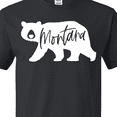 thumbnail image 4 of Inktastic Montana White Bear Silhouette T-Shirt, 4 of 5