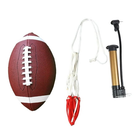yotijay American Football Competition Ball Sport Equipment Wear Resistant Rugby Ball for 69.5cm to 71.5cm