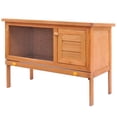 thumbnail image 1 of vidaXL Outdoor Rabbit Hutch Small Animal House Pet Cage 1 Layer Wood, 1 of 4