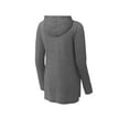 thumbnail image 4 of Sport-Tek Ladies PosiCharge Tri-Blend Wicking Long Sleeve Hoodie LST406, 4 of 4