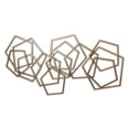 thumbnail image 3 of Astraga Multi Pentagon Metal Wall Art - Bronze, 3 of 9