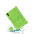 thumbnail image 4 of Dteck Case for Samsung Galaxy Tab S7 (T870/T875/T876B)/Tab S8 (X700/X706)/Tab S9 (X710/X716B)/Tab S9FE (X510/X516B),Shockproof Soft Silicone Case Kickstand Rubber Shell Protective Cover,Green, 4 of 6