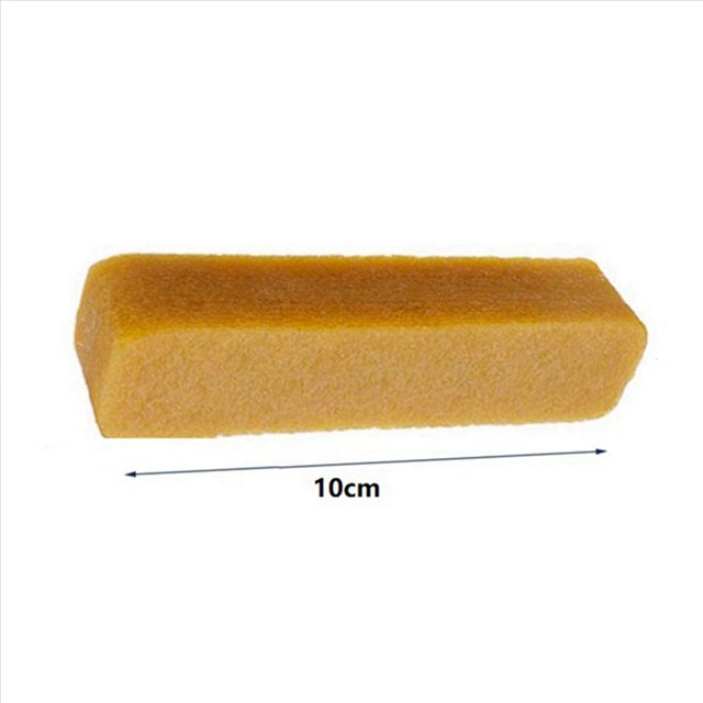 6X Bande de Nettoyage Abrasive pour Ponceuse à Disque, 6 x Bâton de Colle de Nettoyage Abrasive, Jaune