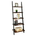 thumbnail image 3 of Convenience Concepts French Country 5-Tier Bookshelf Ladder, Dark Walnut/Black (Furniture), 3 of 3