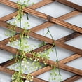 thumbnail image 3 of Valla de barandilla Valla de madera Valla de madera anticorrosión Estante de escalada Balcón Patio pequeño Decoración Jardín al aire libre Rejilla Estante de flores, 3 of 3