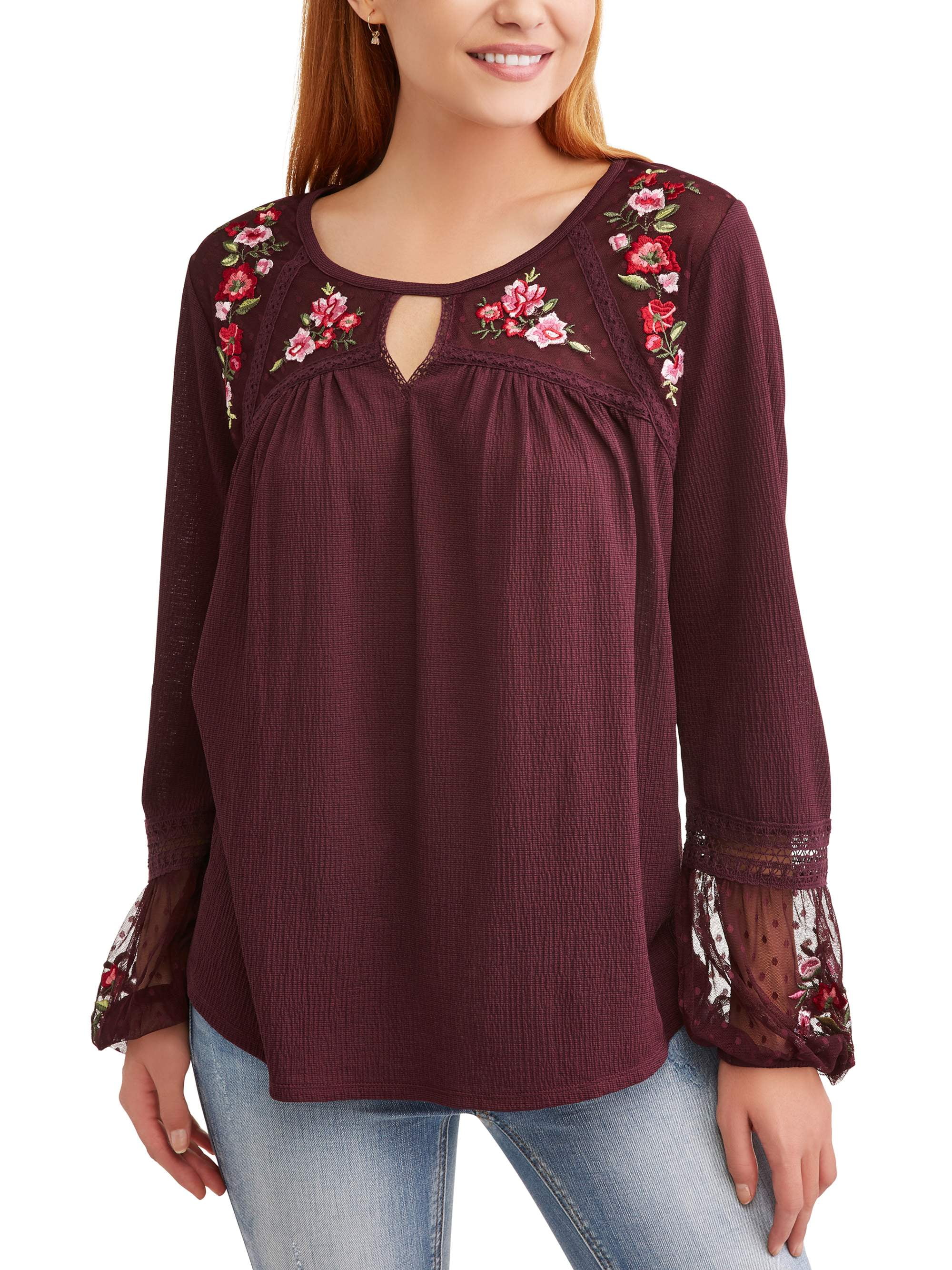 time and tru peasant top